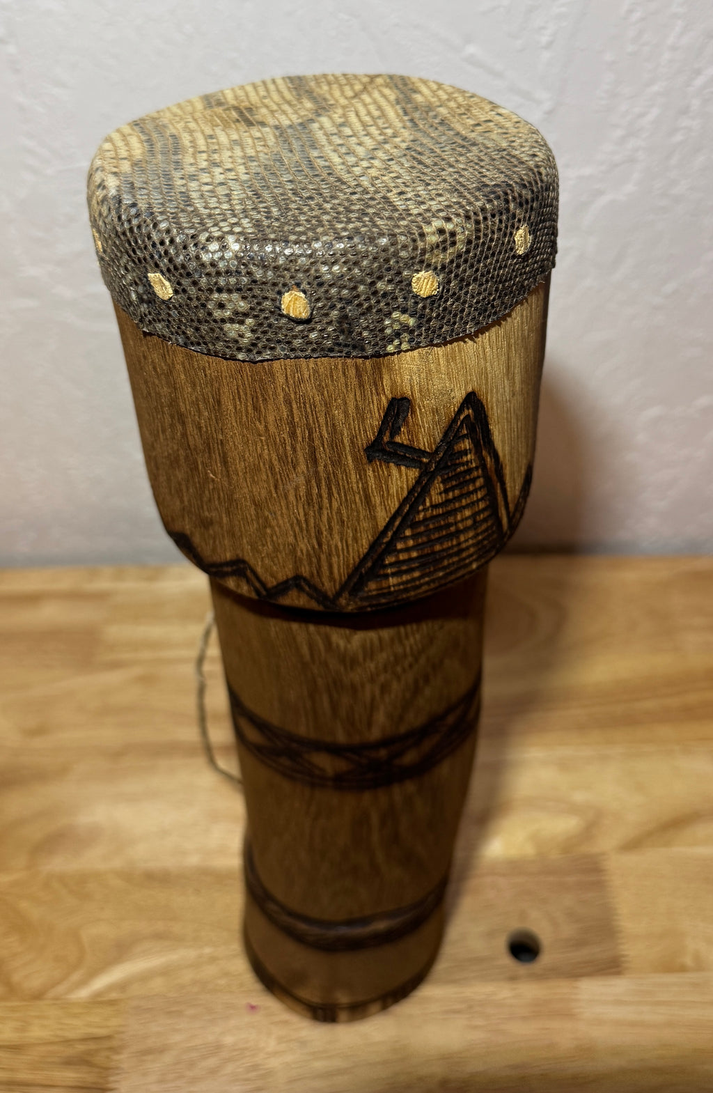 Small Engalabi Drum Uganda (Lizard Skin)